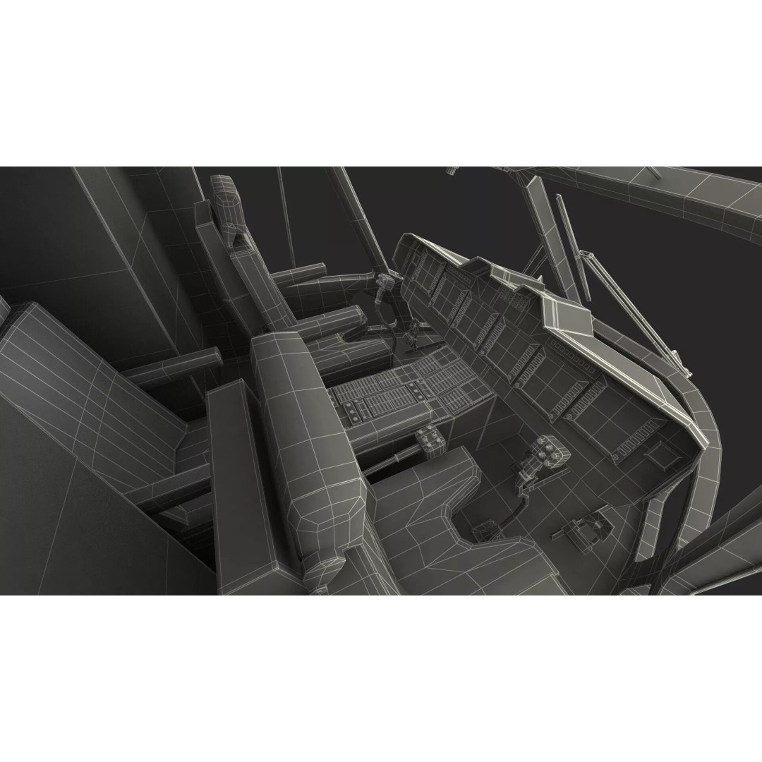 AgustaWestland CH149 Cormorant Rescue Helicopter 3D Model – Rigged PBR Asset - View 43