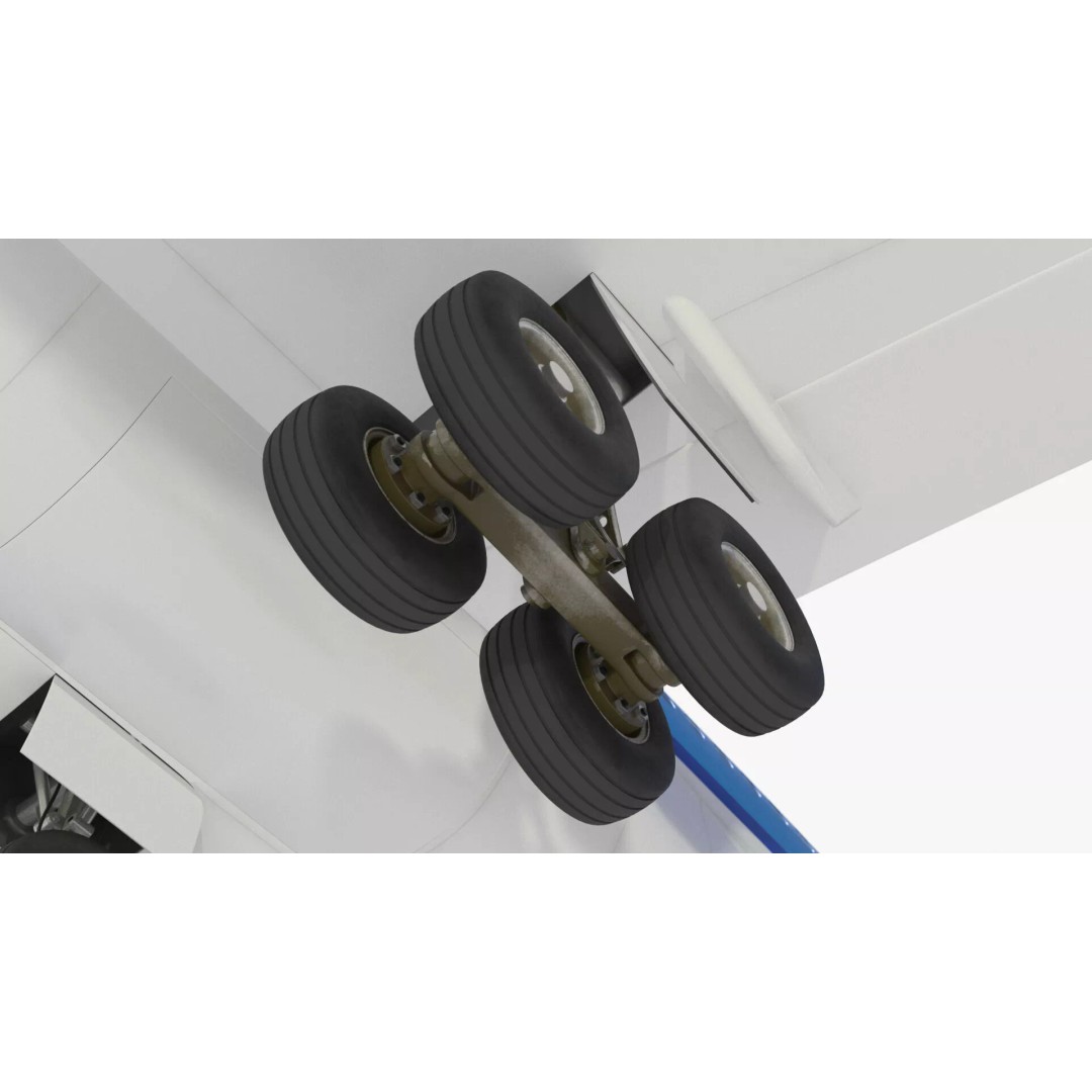 KLM McDonnell Douglas MD-11 3D Model – Rigged Aircraft for Cinema 4D - View 27