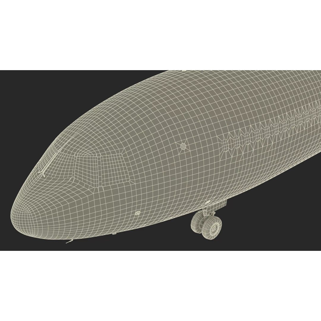KLM McDonnell Douglas MD-11 3D Model – Rigged Aircraft for Cinema 4D - View 42