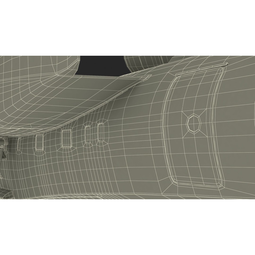 Beriev Be 200 Aircraft 3D Model – High Poly PBR Asset, FBX & OBJ Formats