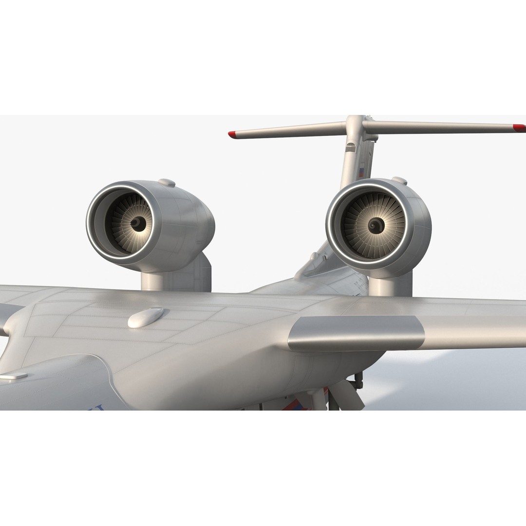 Beriev Be 200 Aircraft 3D Model – High Poly PBR Asset, FBX & OBJ Formats - View 20
