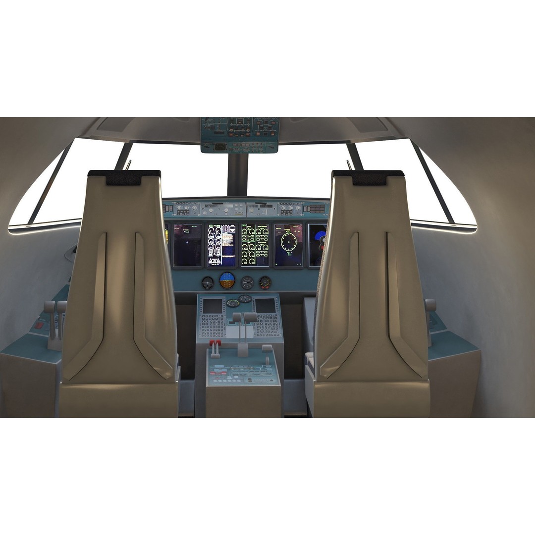 Beriev Be 200 Aircraft 3D Model – High Poly PBR Asset, FBX & OBJ Formats - View 25