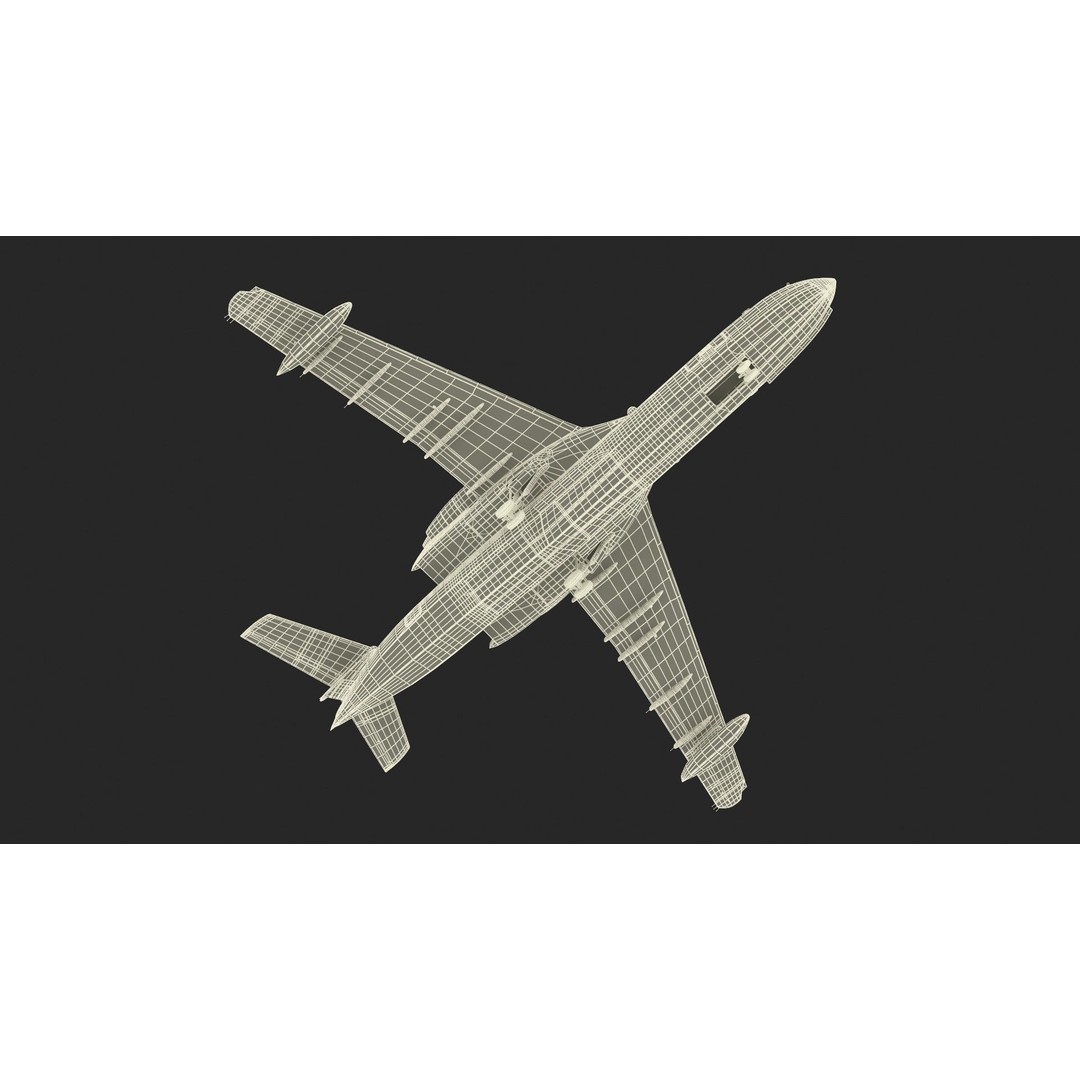 Beriev Be 200 Aircraft 3D Model – High Poly PBR Asset, FBX & OBJ Formats - View 37