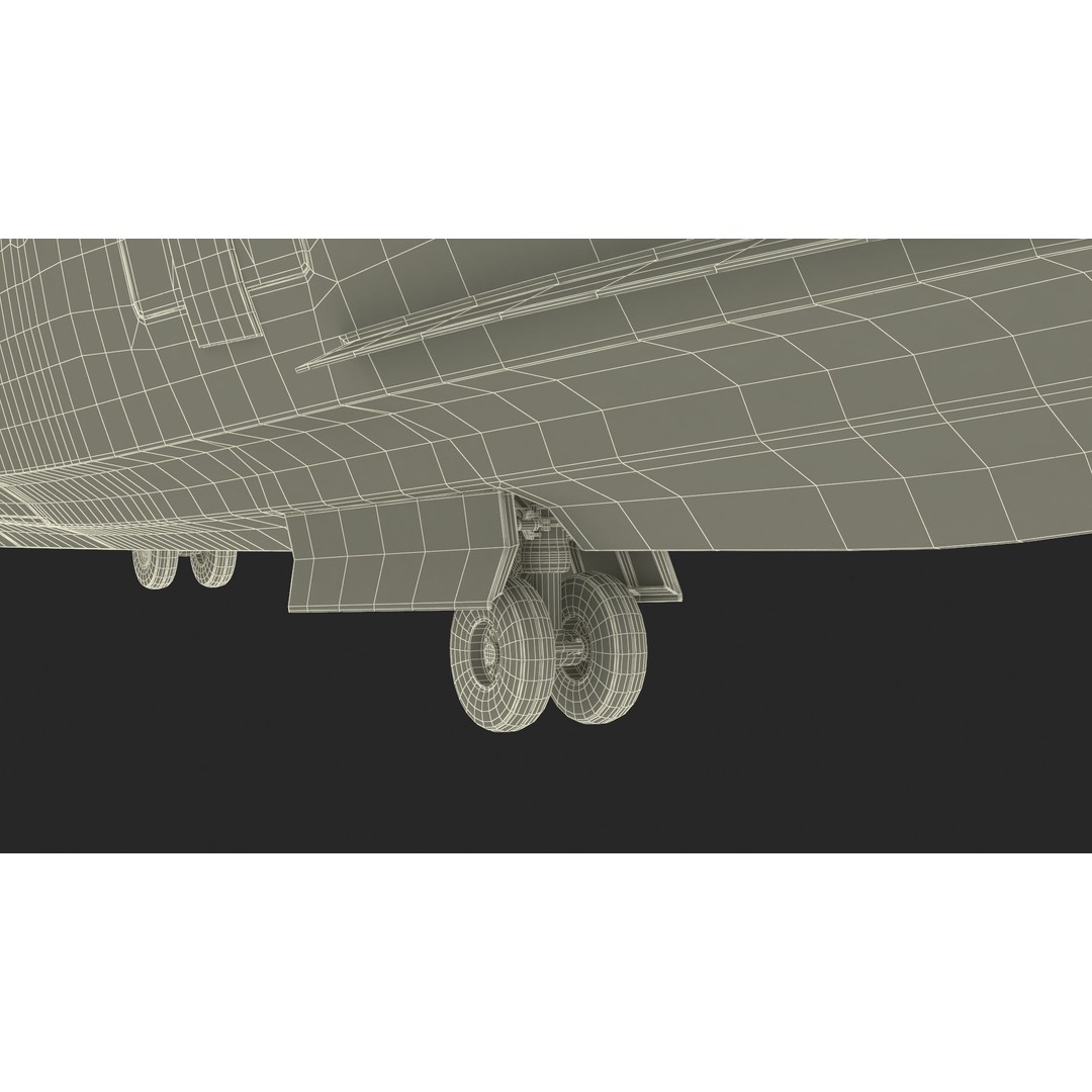 Beriev Be 200 Aircraft 3D Model – High Poly PBR Asset, FBX & OBJ Formats - View 43