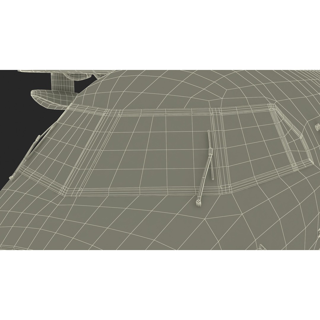 Beriev Be 200 Aircraft 3D Model – High Poly PBR Asset, FBX & OBJ Formats - View 46