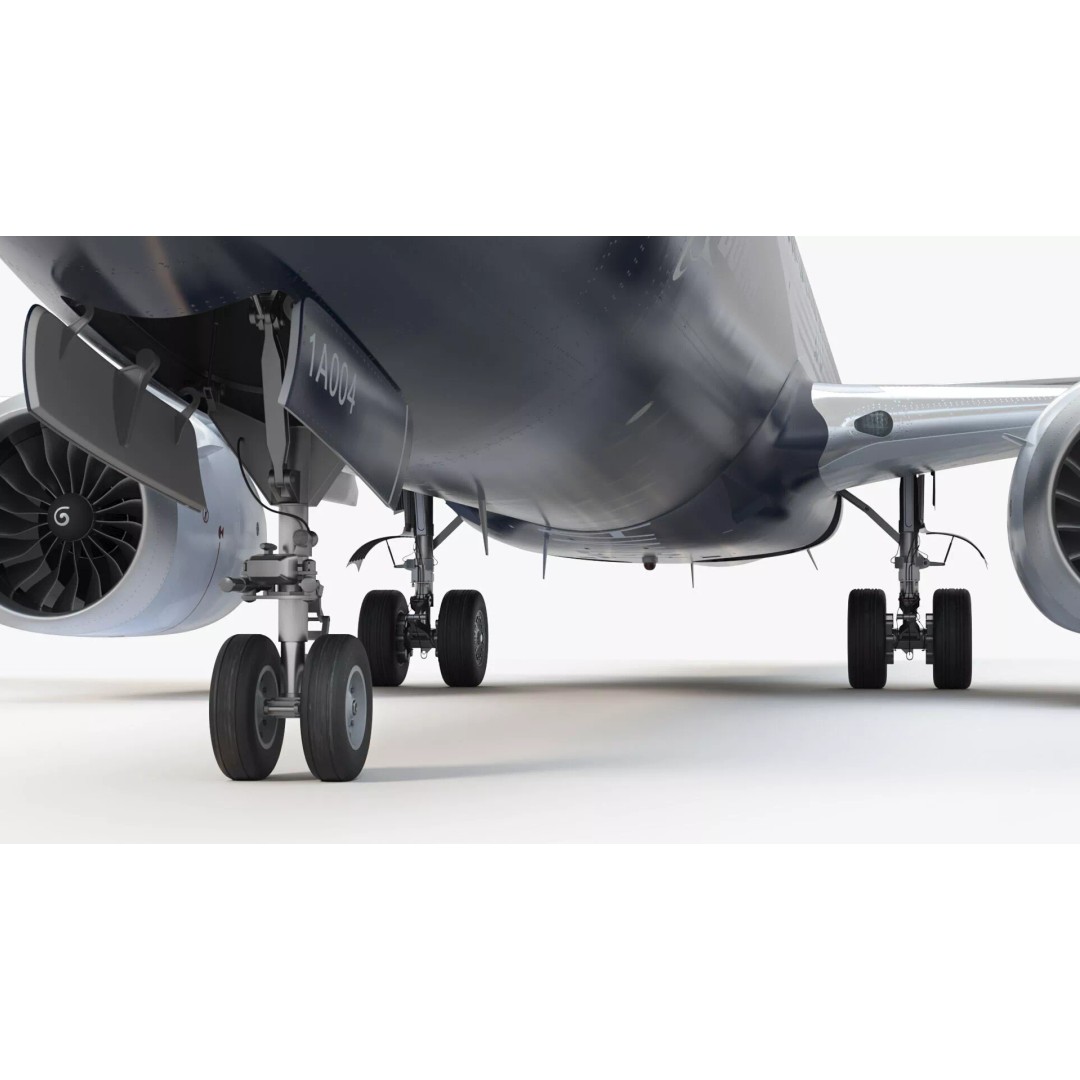 Boeing 737 MAX 8 3D Model – Rigged for Animation, Cinema 4D - View 16