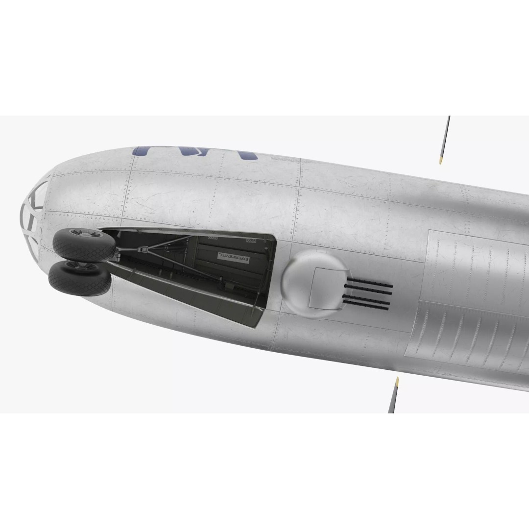 Boeing B-29 FIFI 3D Model – High Poly Aircraft, FBX, PBR Textures - View 13