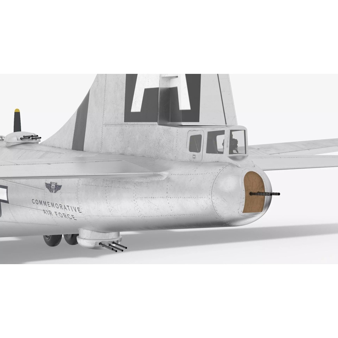 Boeing B-29 FIFI 3D Model – High Poly Aircraft, FBX, PBR Textures - View 16