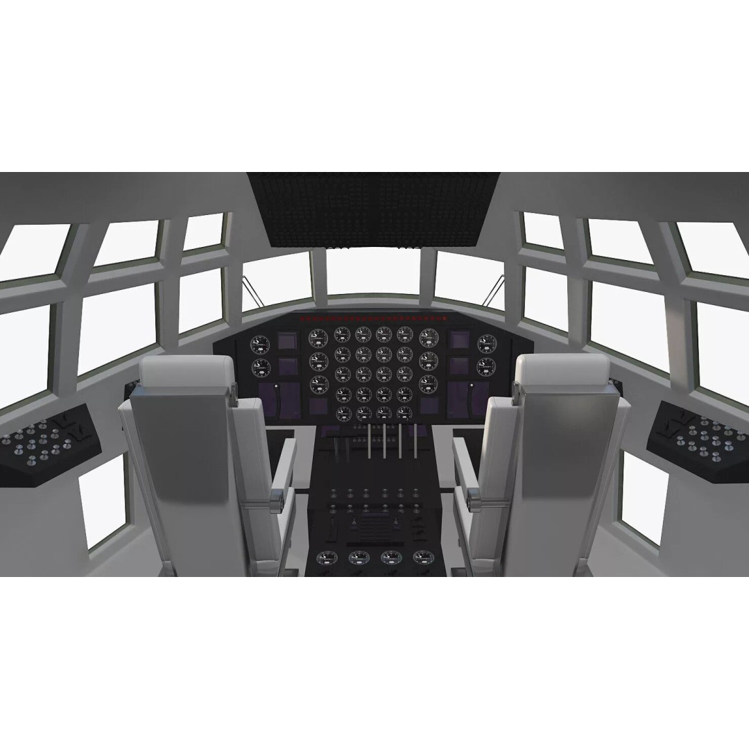 Lockheed C 130 Hercules 3D Model – Rigged Military Transport Aircraft - View 17