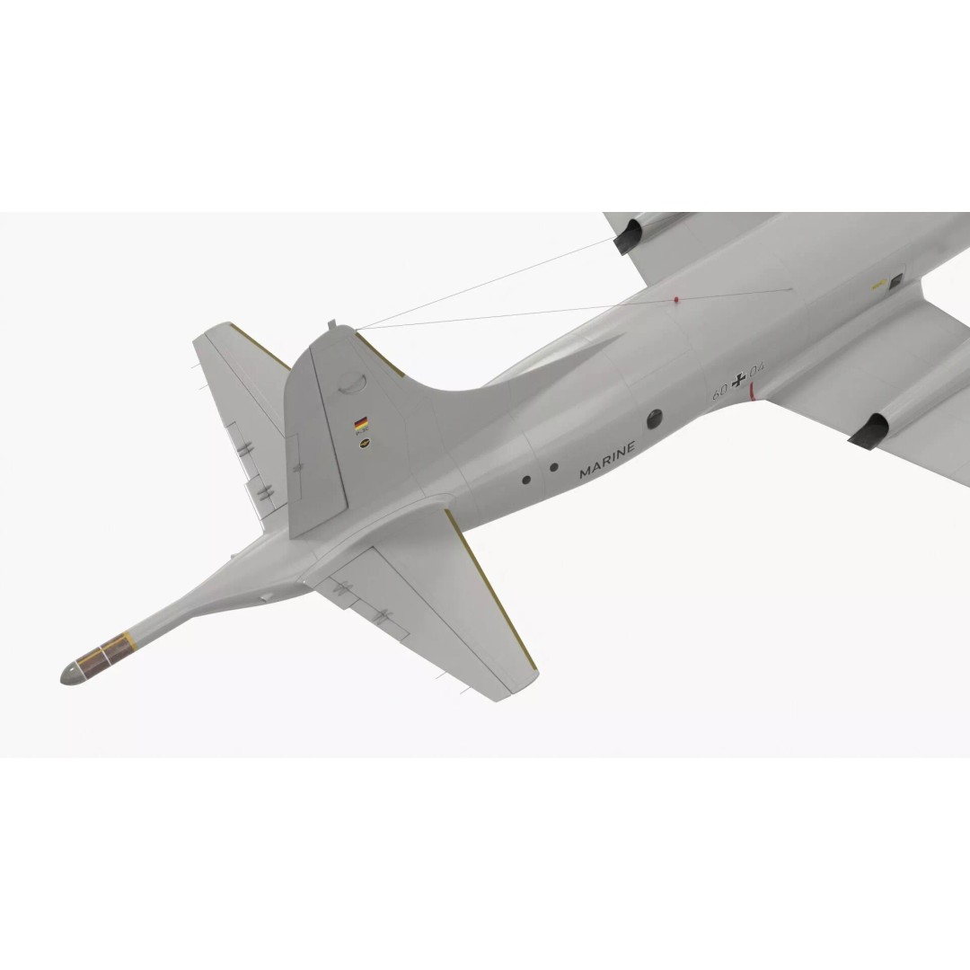 German Navy P3 Orion Patrol Aircraft 3D Model – High-Quality PBR Asset, FBX - View 13