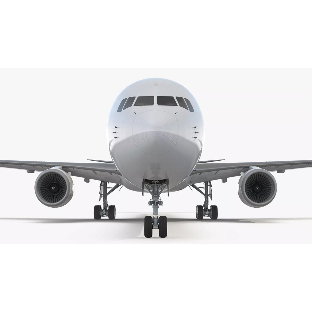Boeing 767 400 3D Model – Rigged Aircraft Cabin Design, FBX - View 19