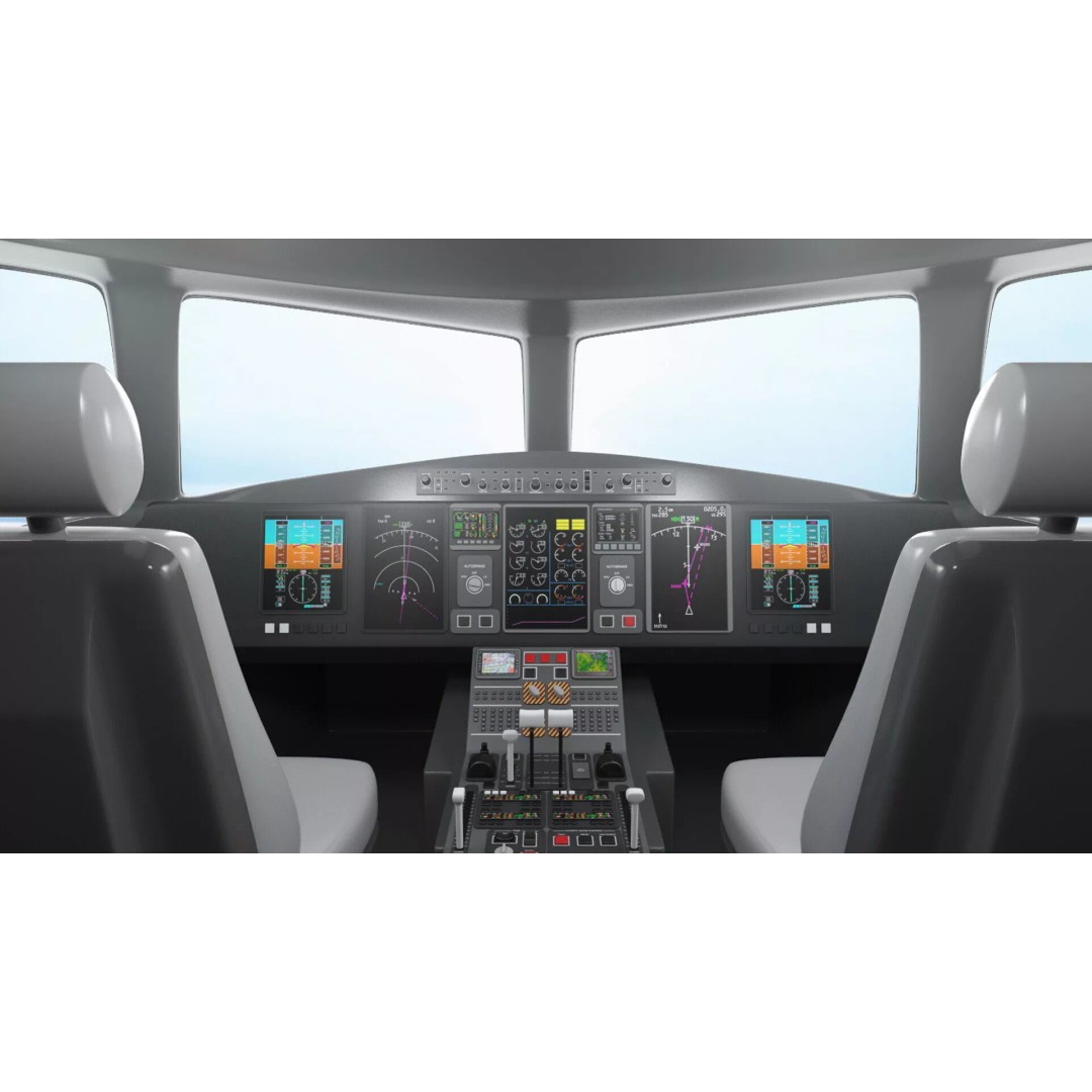 Boeing 767 400 3D Model – Rigged Aircraft Cabin Design, FBX - View 20