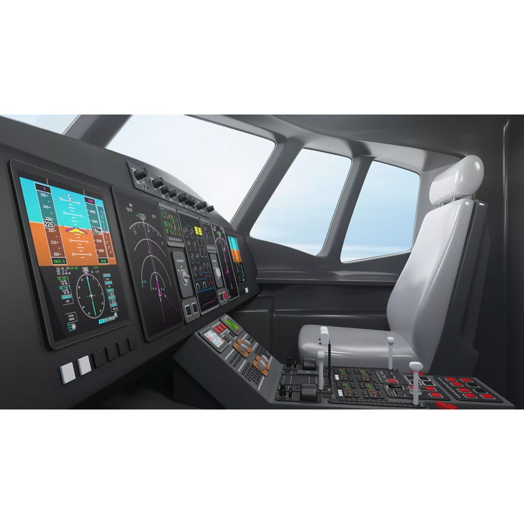 Boeing 767 400 3D Model – Rigged Aircraft Cabin Design, FBX - View 21