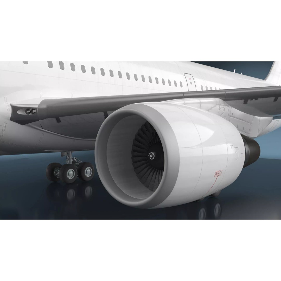 Boeing 767 400 3D Model – Rigged Aircraft Cabin Design, FBX - View 8