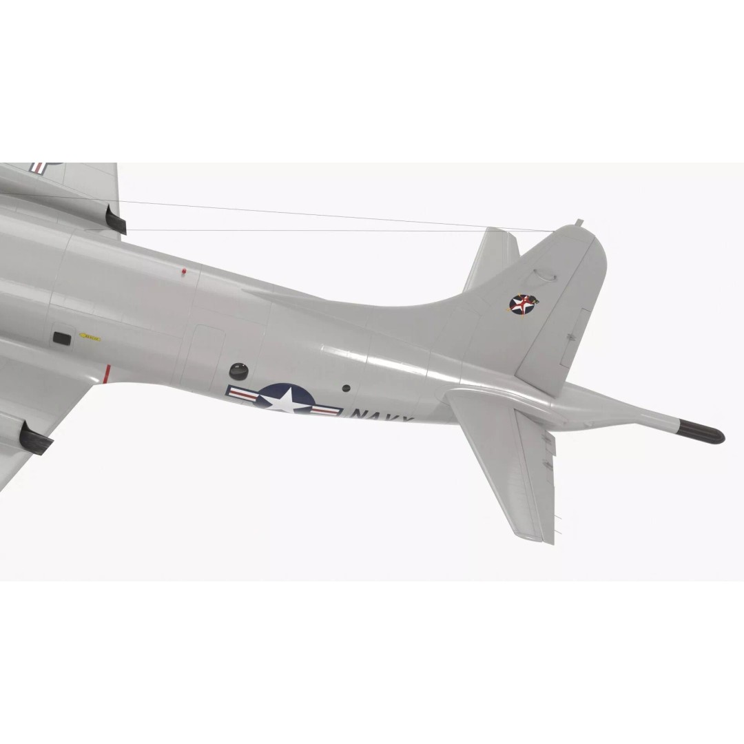 US Navy P3 Orion 3D Model – Rigged Maritime Patrol Aircraft, FBX & OBJ - View 17