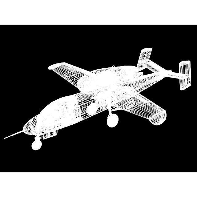 Heinkel He 162 A2 Salamander 3D Model – High Poly Military Aircraft, FBX