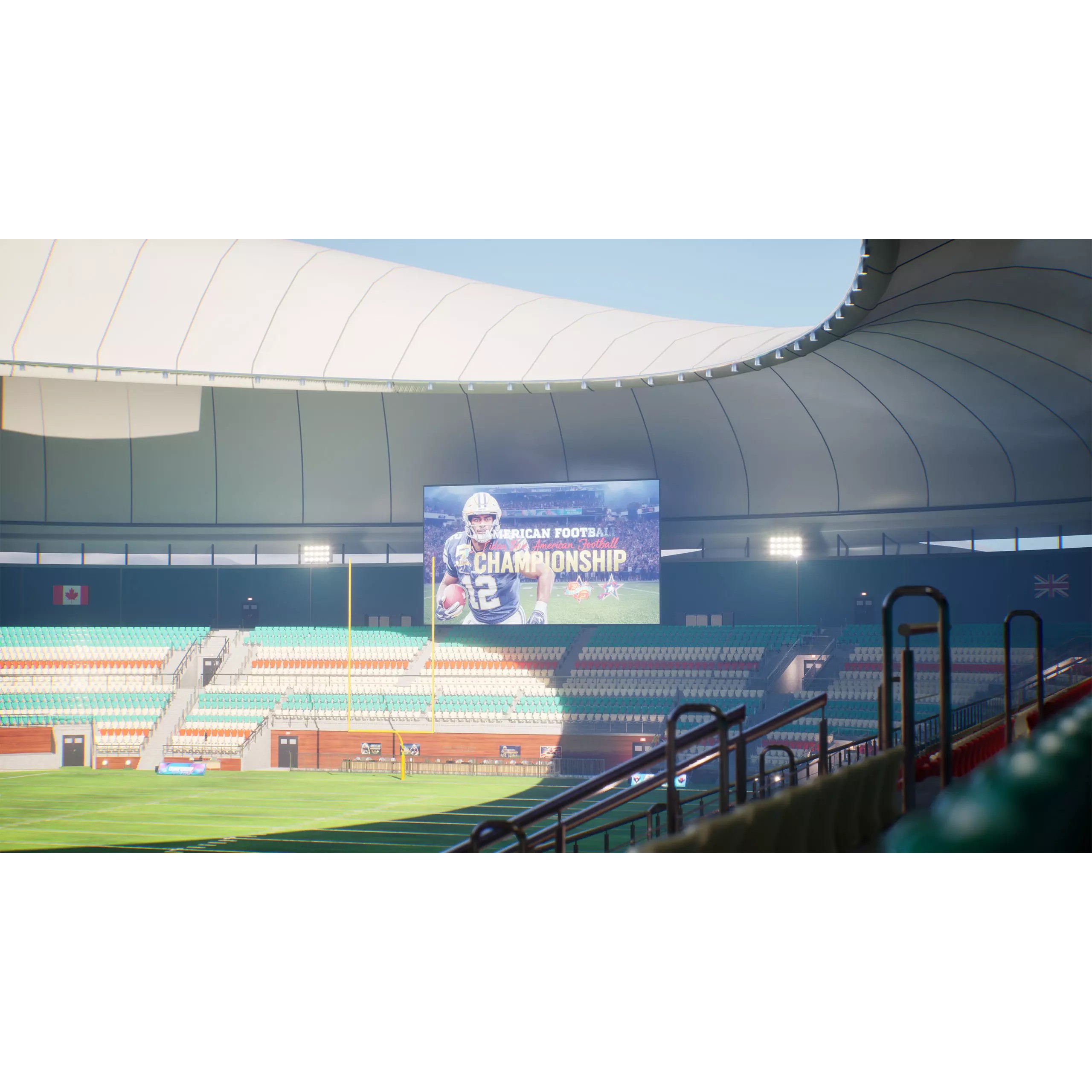 Modular American Football Stadium - Game-Ready 3D Model - View 12