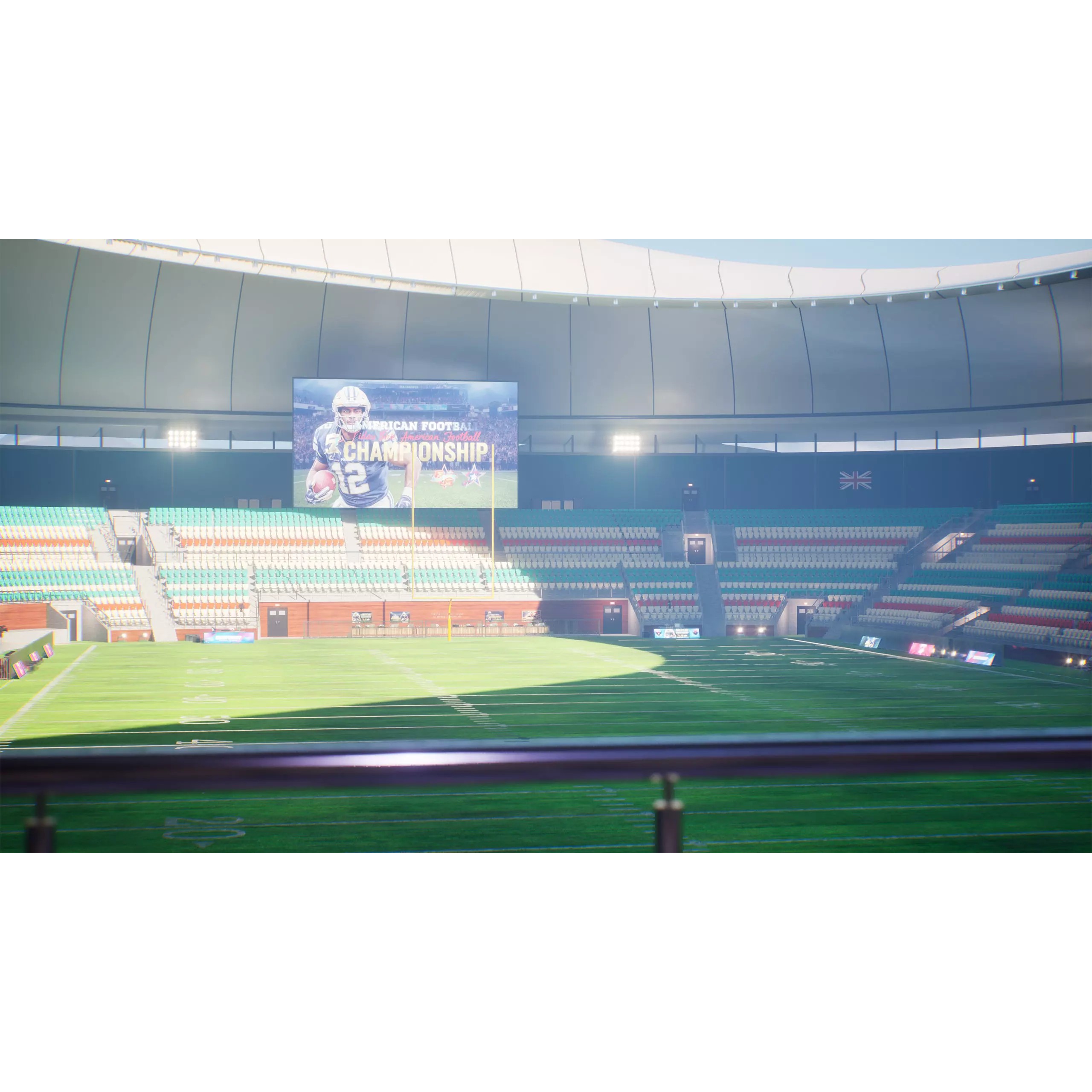 Modular American Football Stadium - Game-Ready 3D Model - View 13