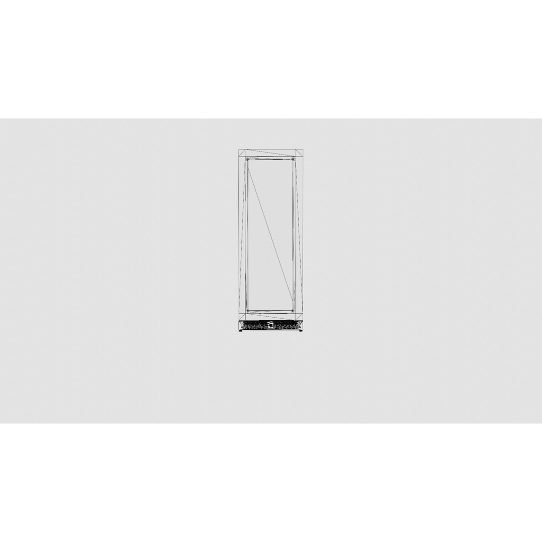 Wine Fridge 3D Model – Low Poly Appliance for AR and Gaming - View 8