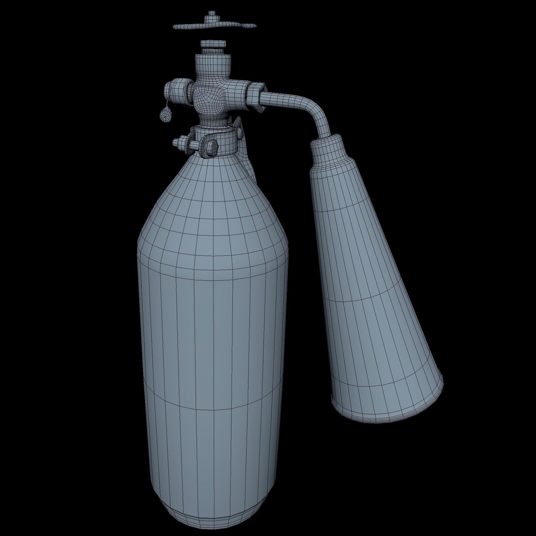 Fire Extinguisher 3D Model – Mid Poly Scanned Asset with PBR Textures - View 3
