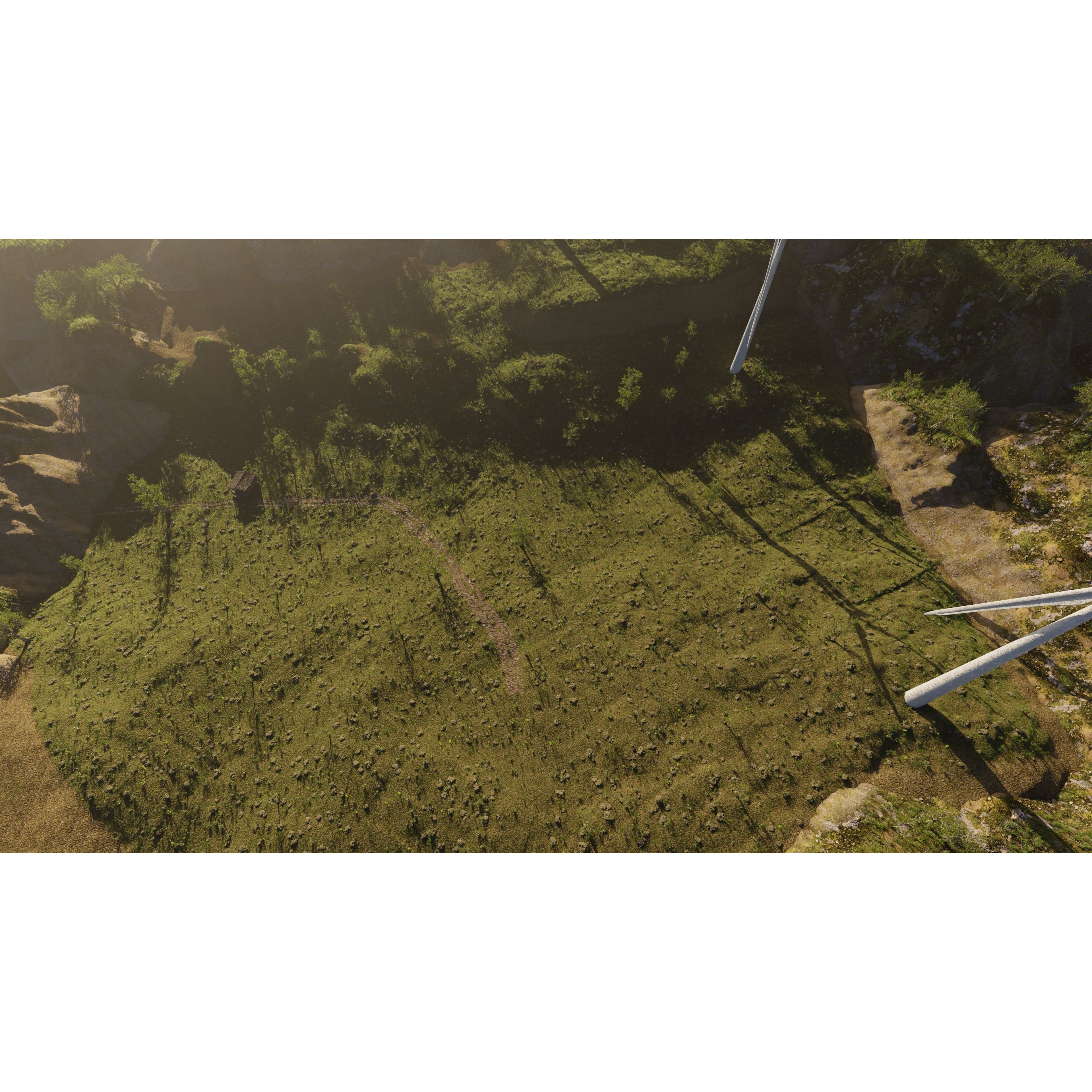 Wind Turbine Scene - Game-Ready 3D Model - View 12