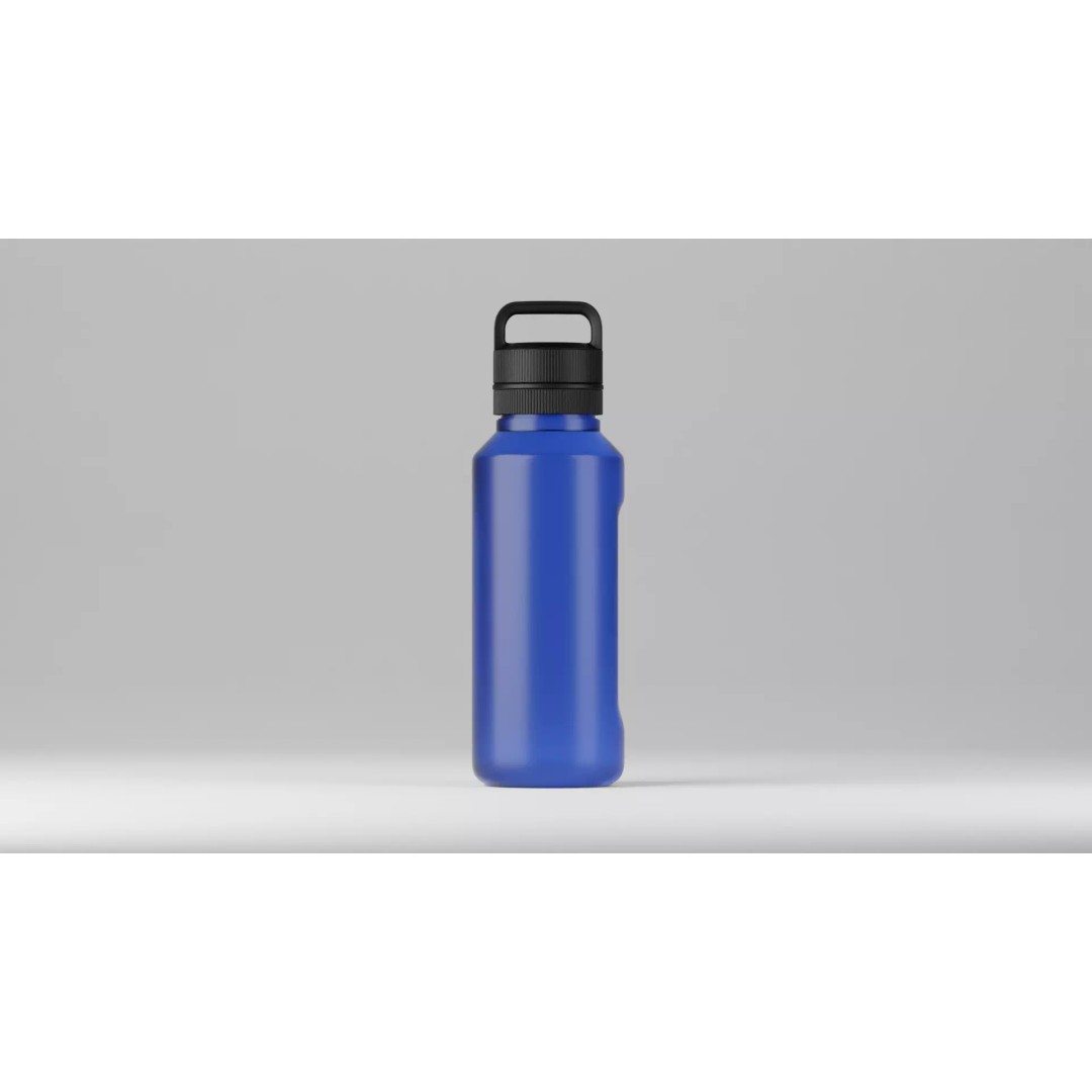 Sports Bottle 3D Model – Photo-Realistic Design, Blender, FBX, OBJ - View 2