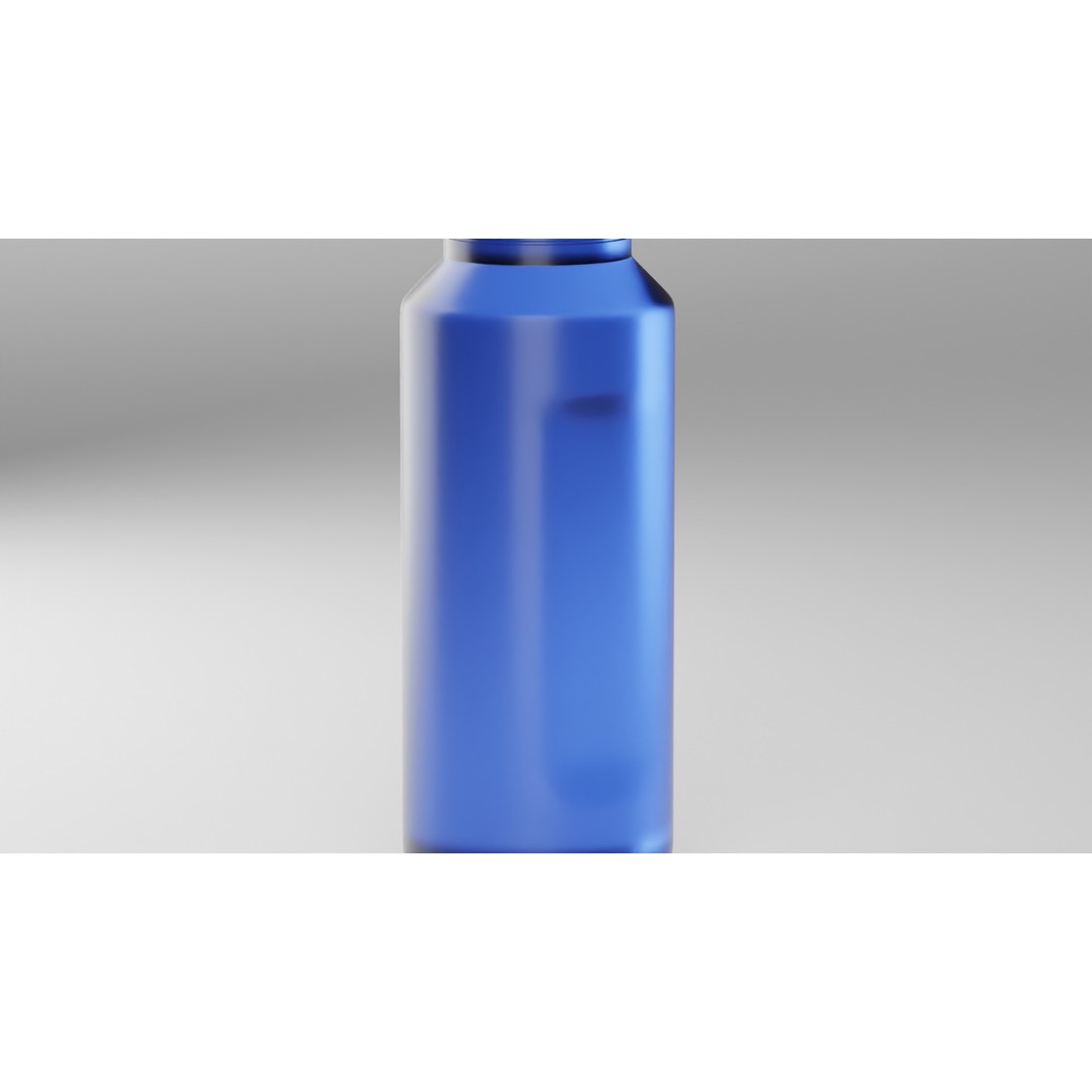 Sports Bottle 3D Model – Photo-Realistic Design, Blender, FBX, OBJ - View 5
