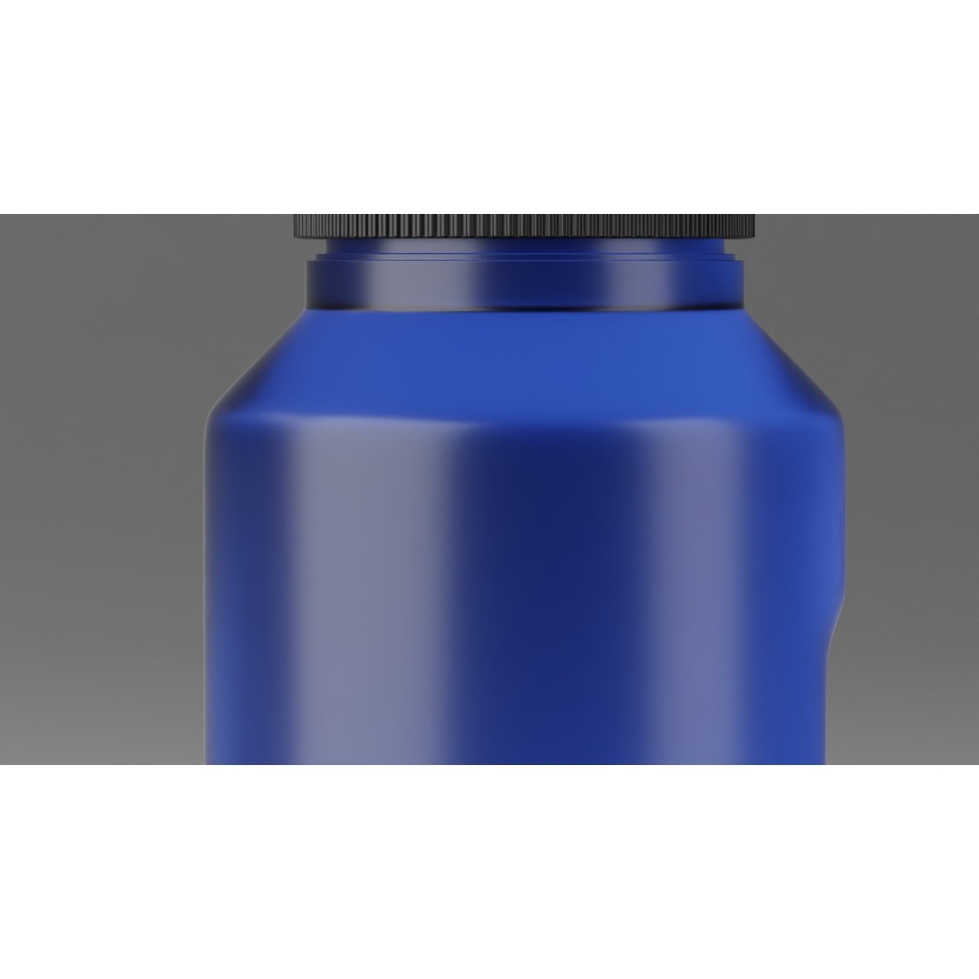 Sports Bottle 3D Model – Photo-Realistic Design, Blender, FBX, OBJ - View 7