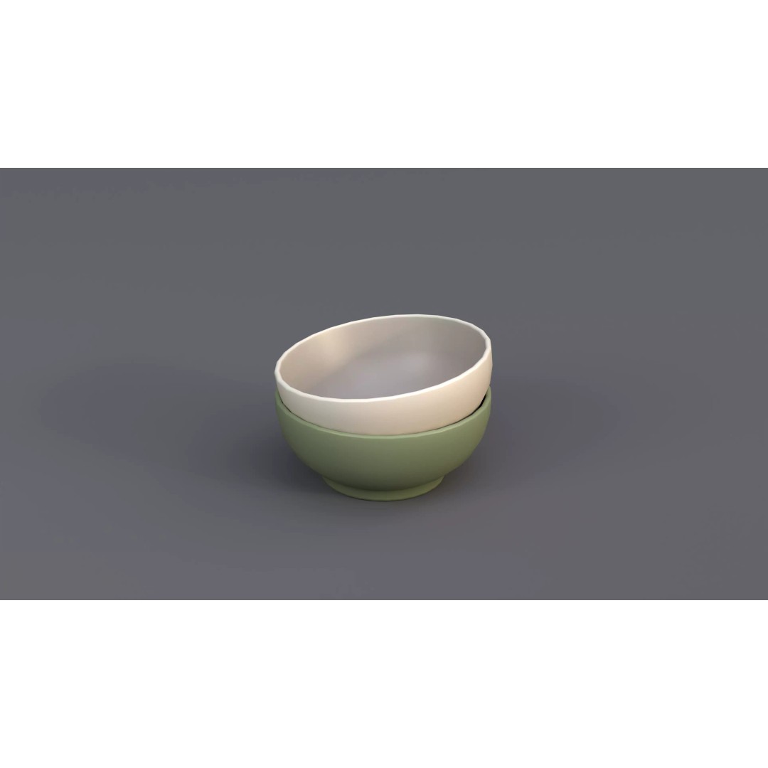 Kitchen Props 3D Model – Low Poly Game Asset, FBX, OBJ, PBR Textures - View 10