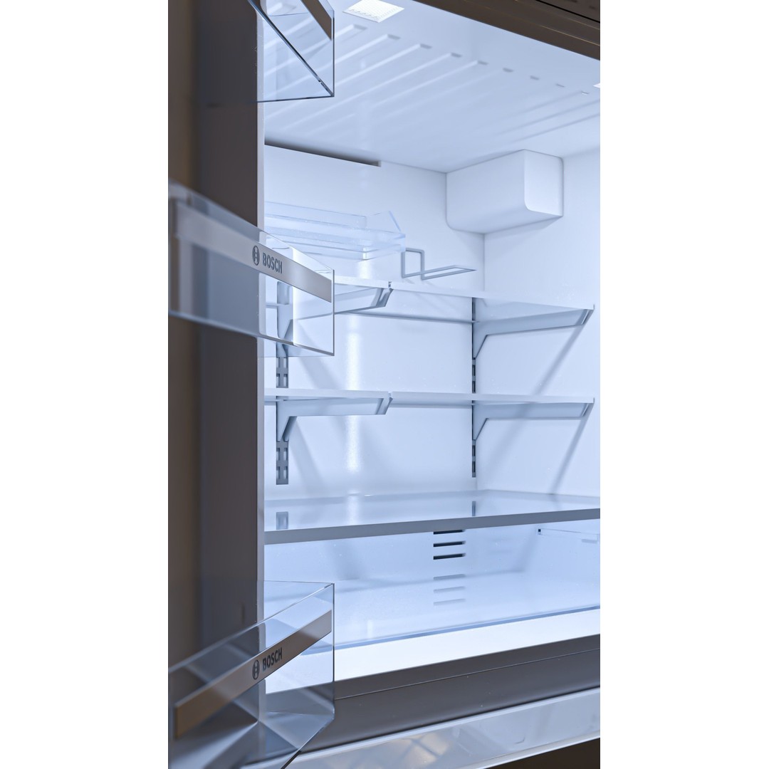 Bosch Refrigerator 3D Model – Low Poly PBR Kitchen Asset, FBX, OBJ - View 12