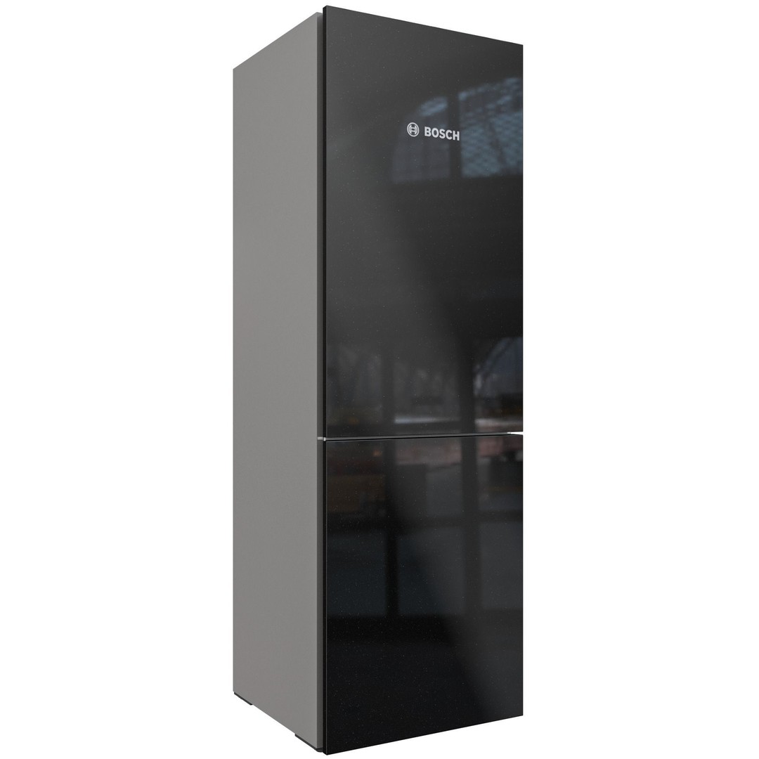 Bosch Refrigerator 3D Model – Low Poly PBR Kitchen Asset, FBX, OBJ - View 8