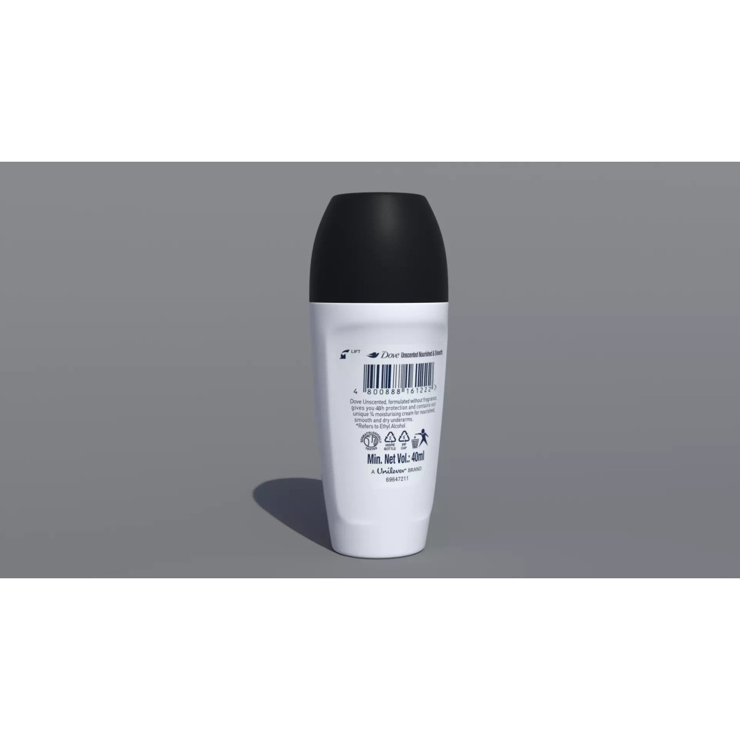 Dove Advanced Care Invisible Dry Deodorant Roll-on 3D Model – PBR Textured, Game-Ready Formats - View 7