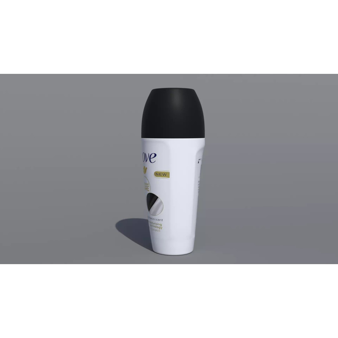 Dove Advanced Care Invisible Dry Deodorant Roll-on 3D Model – PBR Textured, Game-Ready Formats - View 9