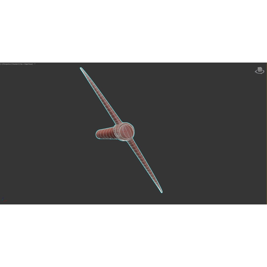 Pick Axe 3D Model – Low Poly Game Asset, FBX & OBJ Formats - View 12