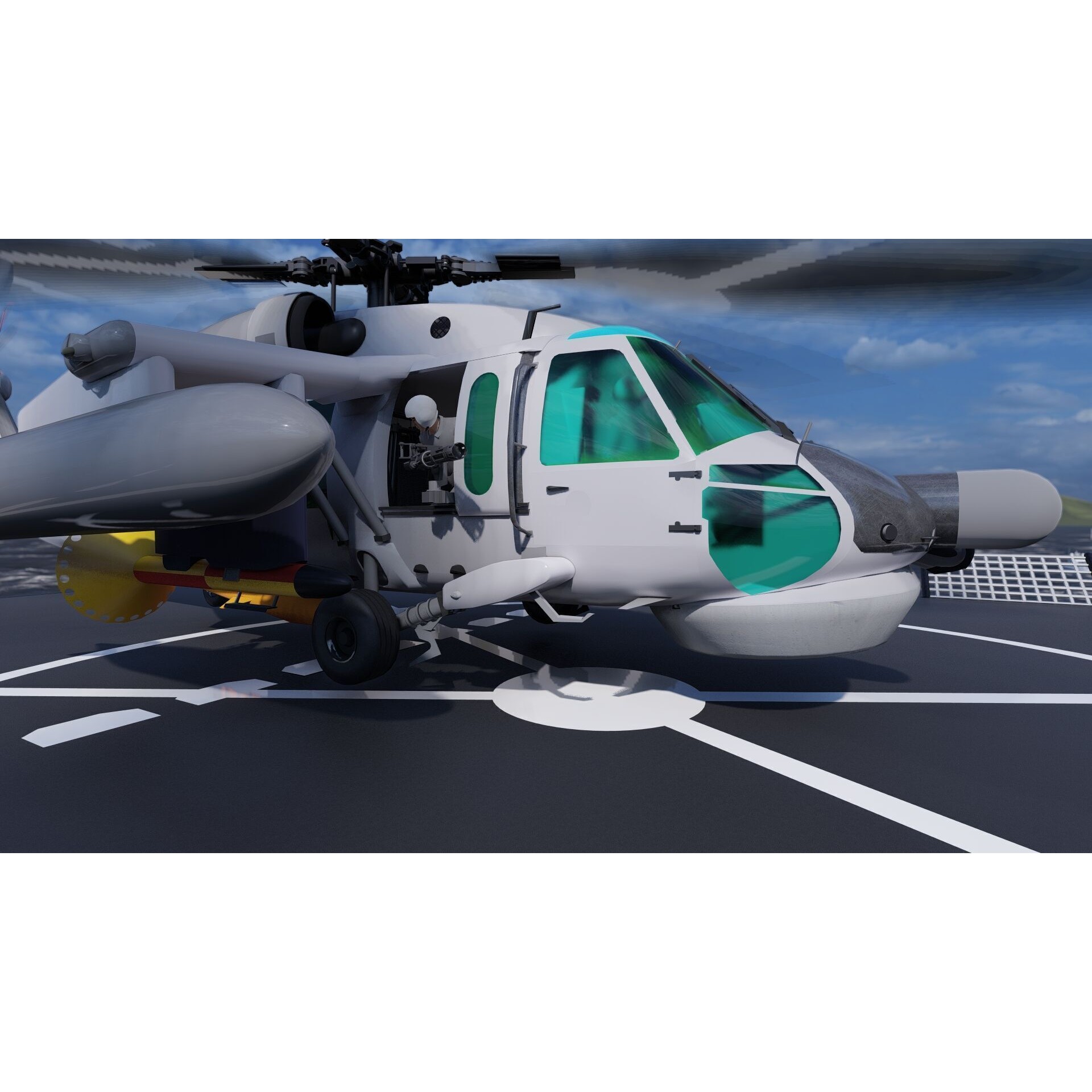 Ticonderoga Class Cruiser - Game-Ready 3D Model - View 17