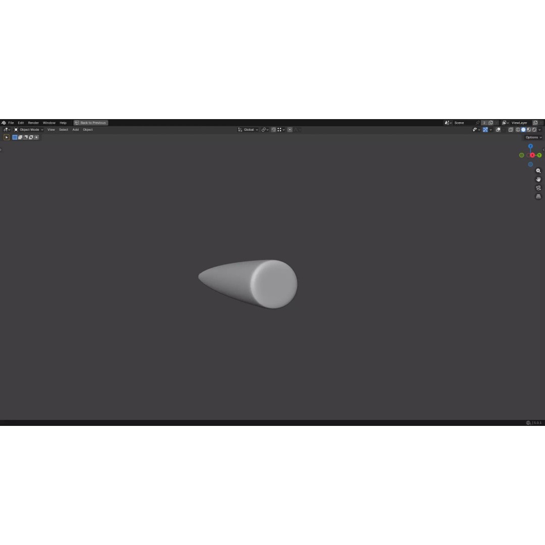 Artistic Paintbrush 3D Model – Round PBR Asset, FBX, OBJ, Blender - View 25