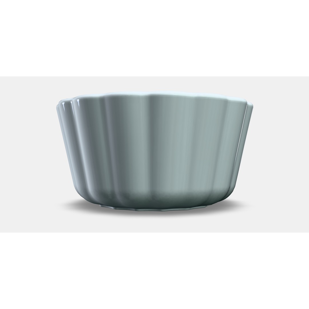 VARDAGEN Pie Dish 3D Model – Low Poly PBR Kitchenware, FBX - View 10