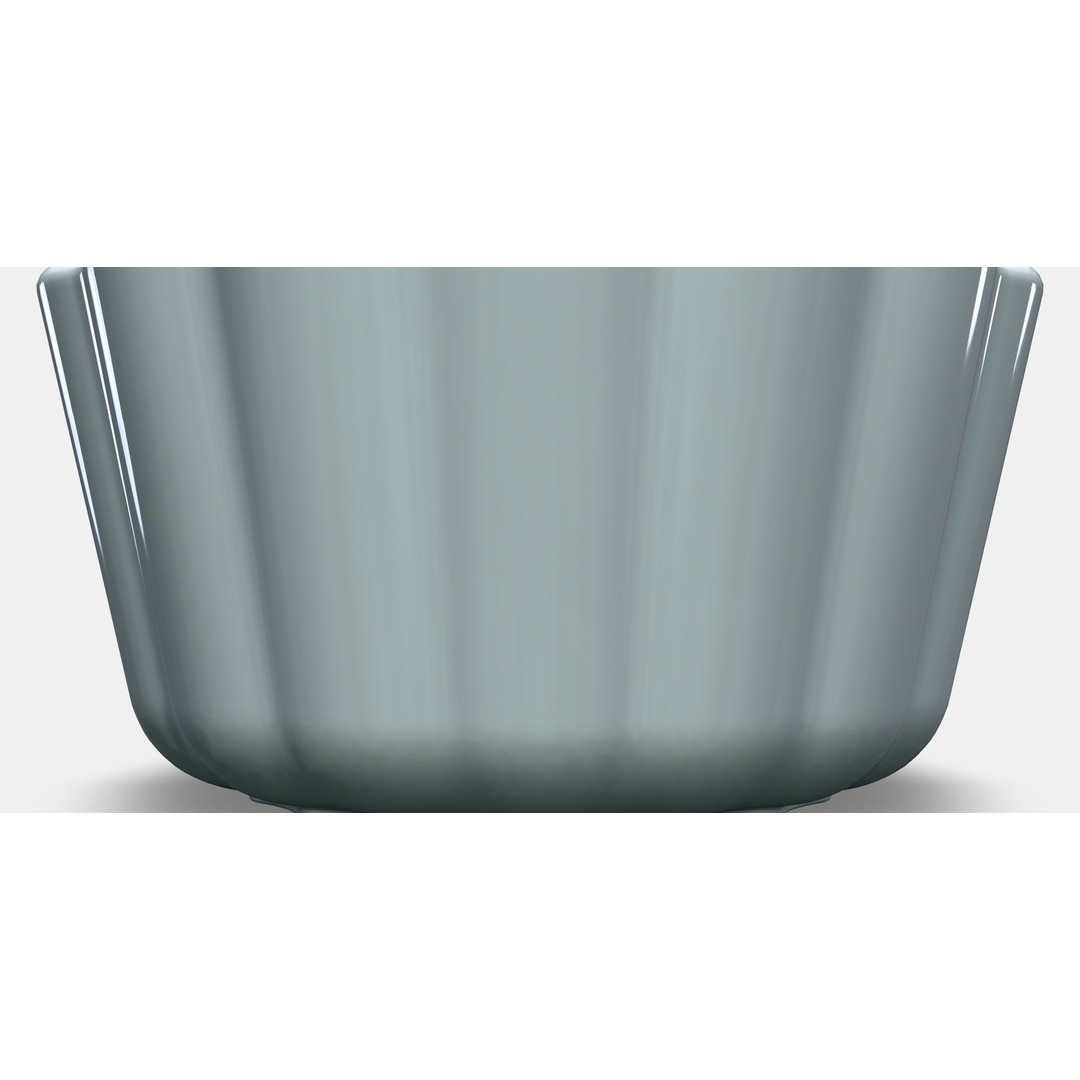 VARDAGEN Pie Dish 3D Model – Low Poly PBR Kitchenware, FBX - View 12