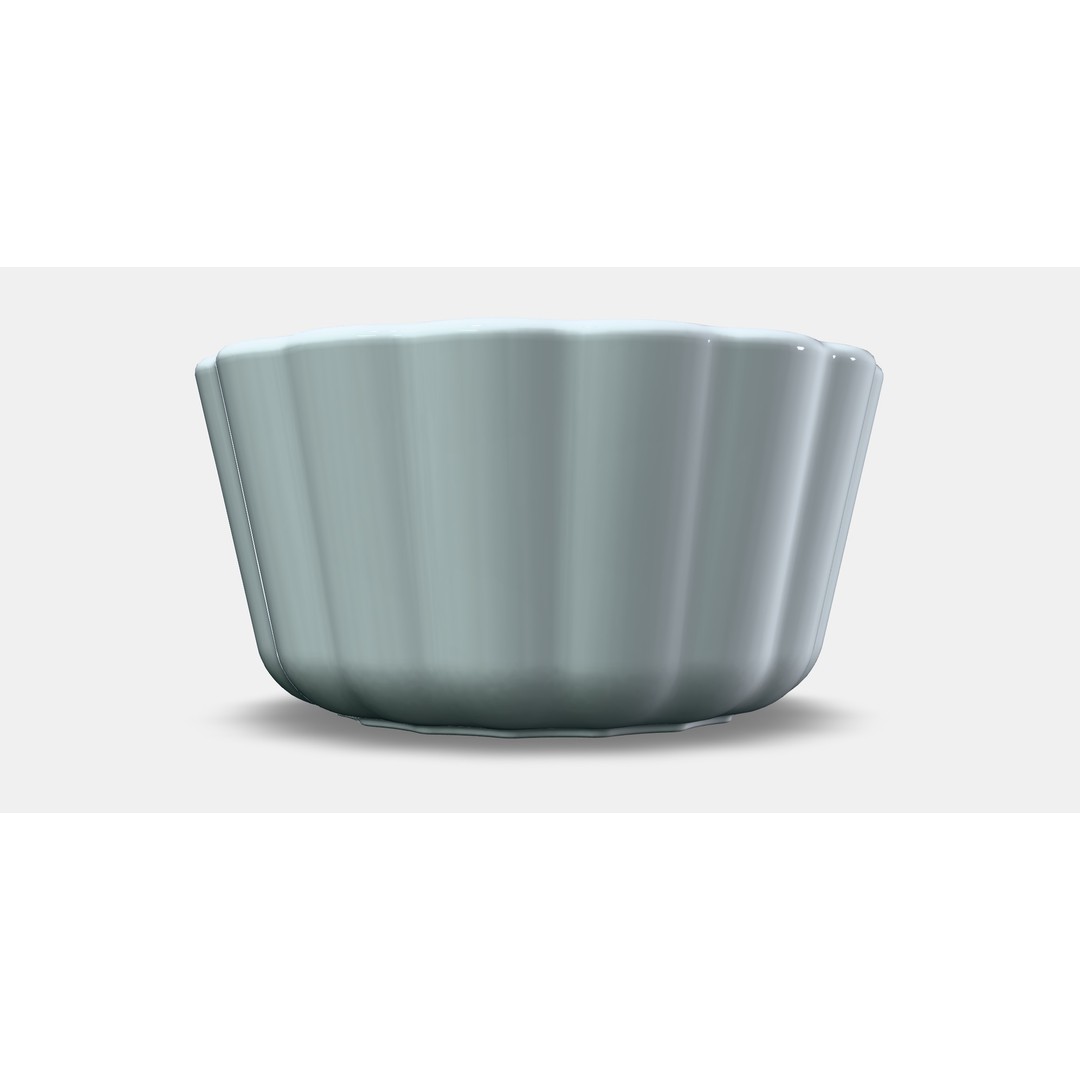 VARDAGEN Pie Dish 3D Model – Low Poly PBR Kitchenware, FBX - View 14