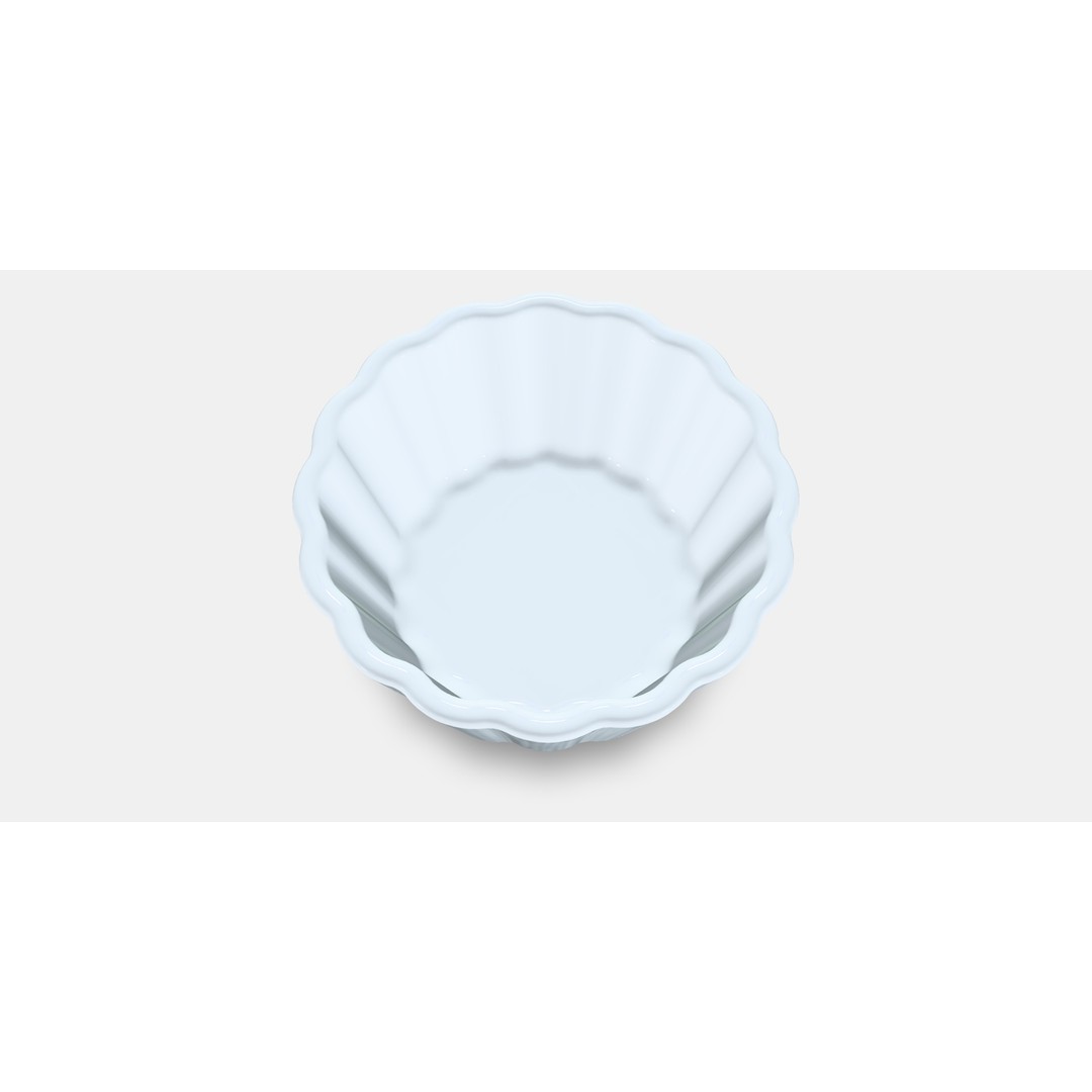 VARDAGEN Pie Dish 3D Model – Low Poly PBR Kitchenware, FBX - View 3