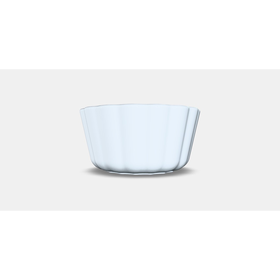 VARDAGEN Pie Dish 3D Model – Low Poly PBR Kitchenware, FBX - View 4