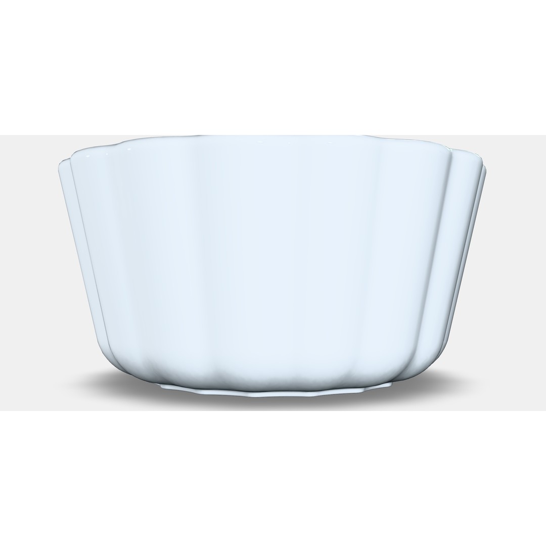 VARDAGEN Pie Dish 3D Model – Low Poly PBR Kitchenware, FBX - View 5