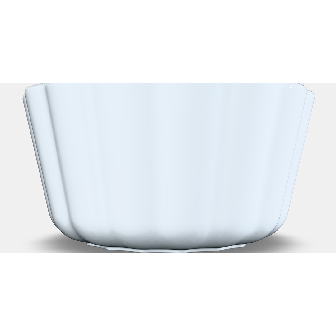 VARDAGEN Pie Dish 3D Model – Low Poly PBR Kitchenware, FBX - View 6