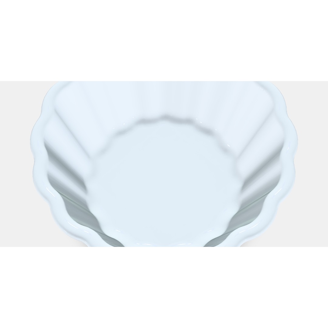 VARDAGEN Pie Dish 3D Model – Low Poly PBR Kitchenware, FBX - View 8
