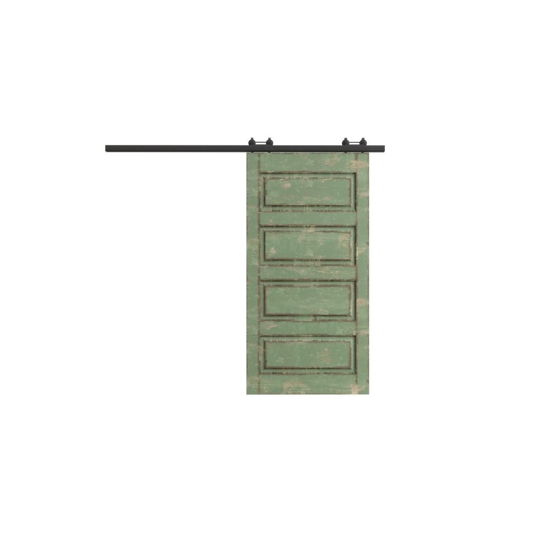 Barn Door 3D Model – Realistic Wooden Barn Door, FBX & OBJ Formats - View 5