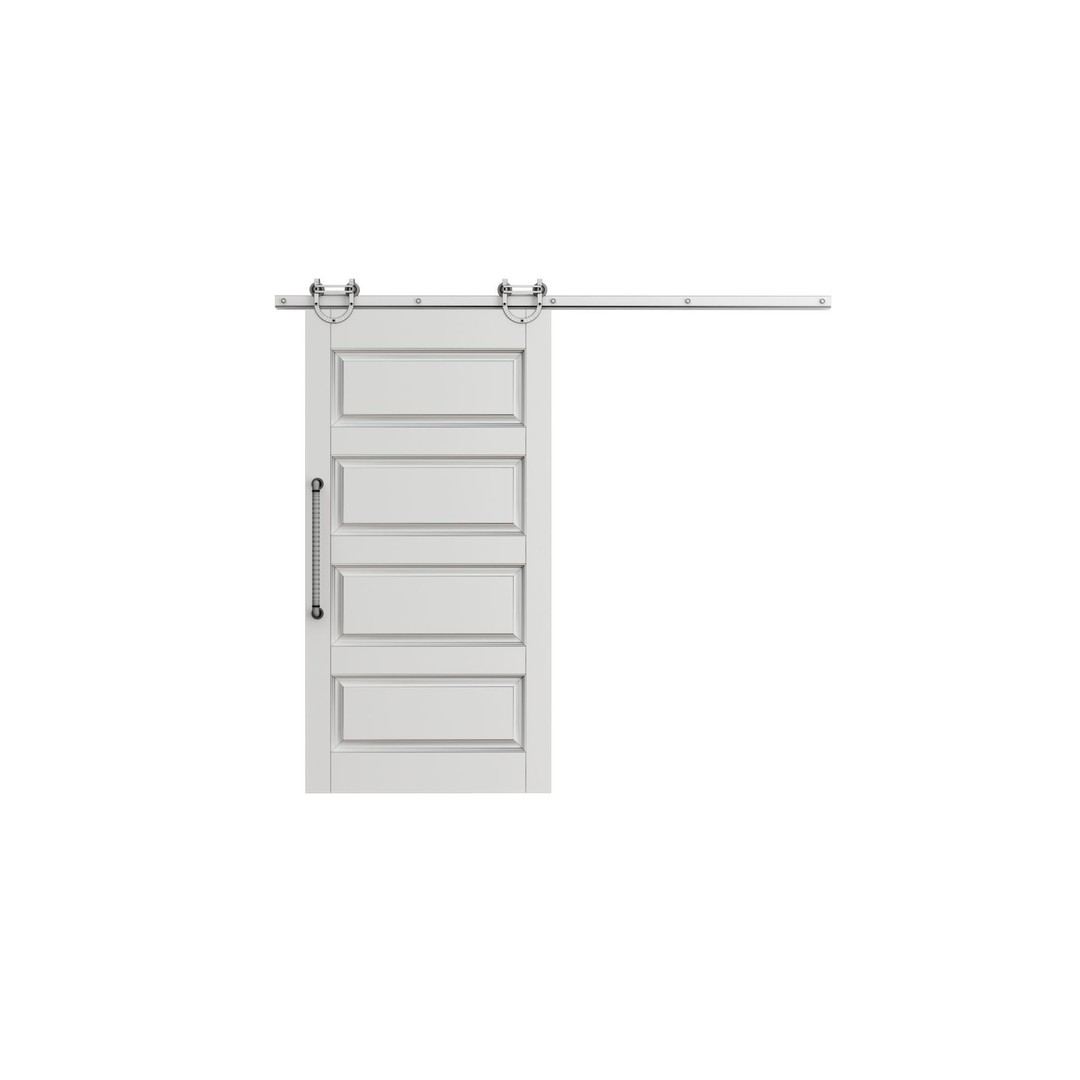 Barn Door 3D Model – Realistic Wooden Barn Door, FBX & OBJ Formats - View 7