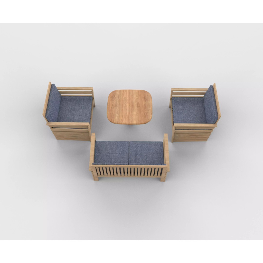 Simple Seater Sofa 2 3D Model – PBR Game-Ready Asset, FBX, OBJ