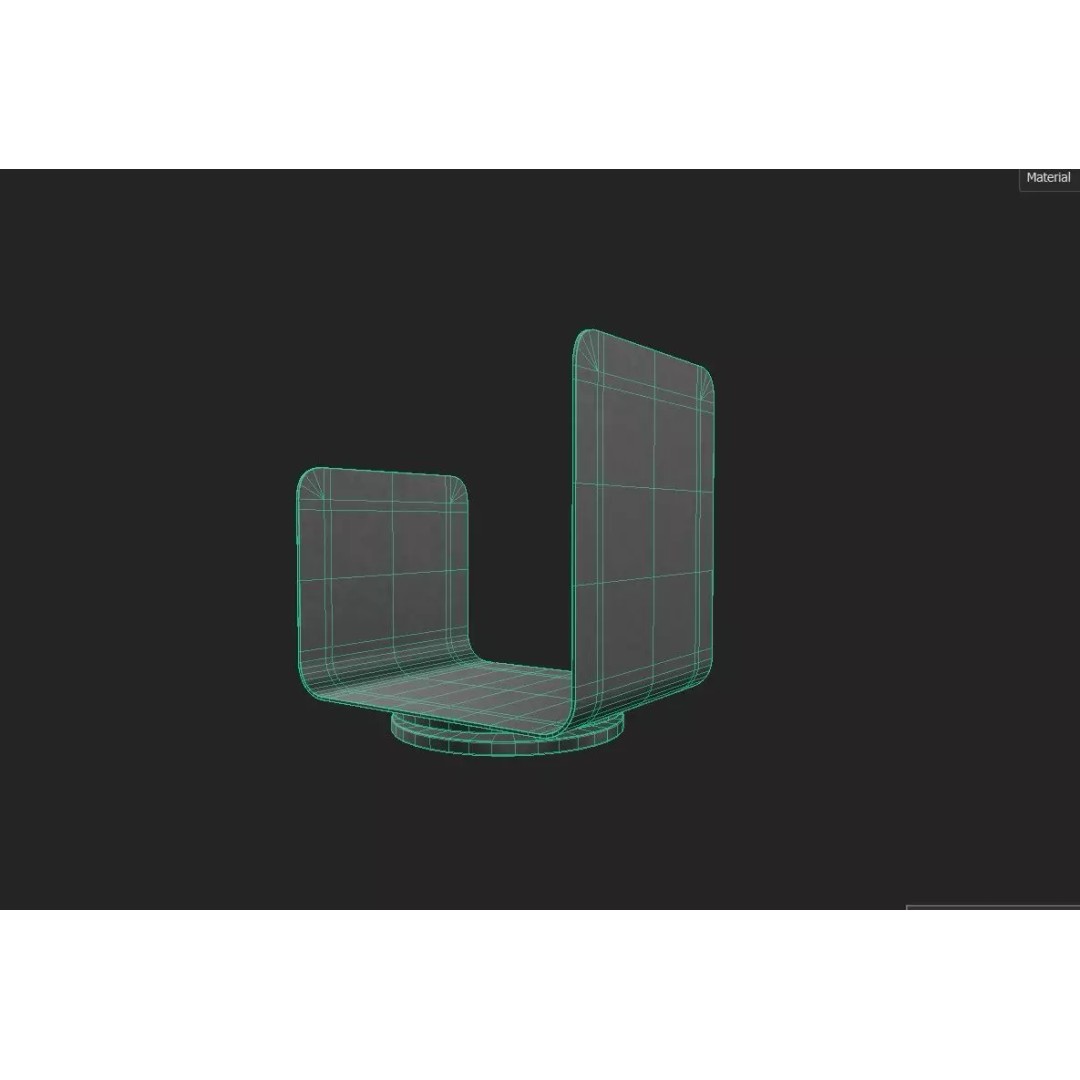 Log Holder M02B 3D Model – Low Poly Furniture Asset, FBX