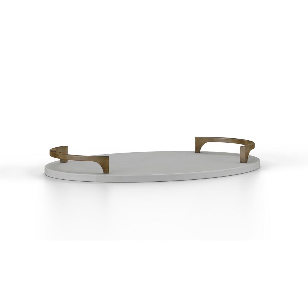 Collie Tray 3D Model – PBR Textured Kitchenware Asset, FBX - View 10