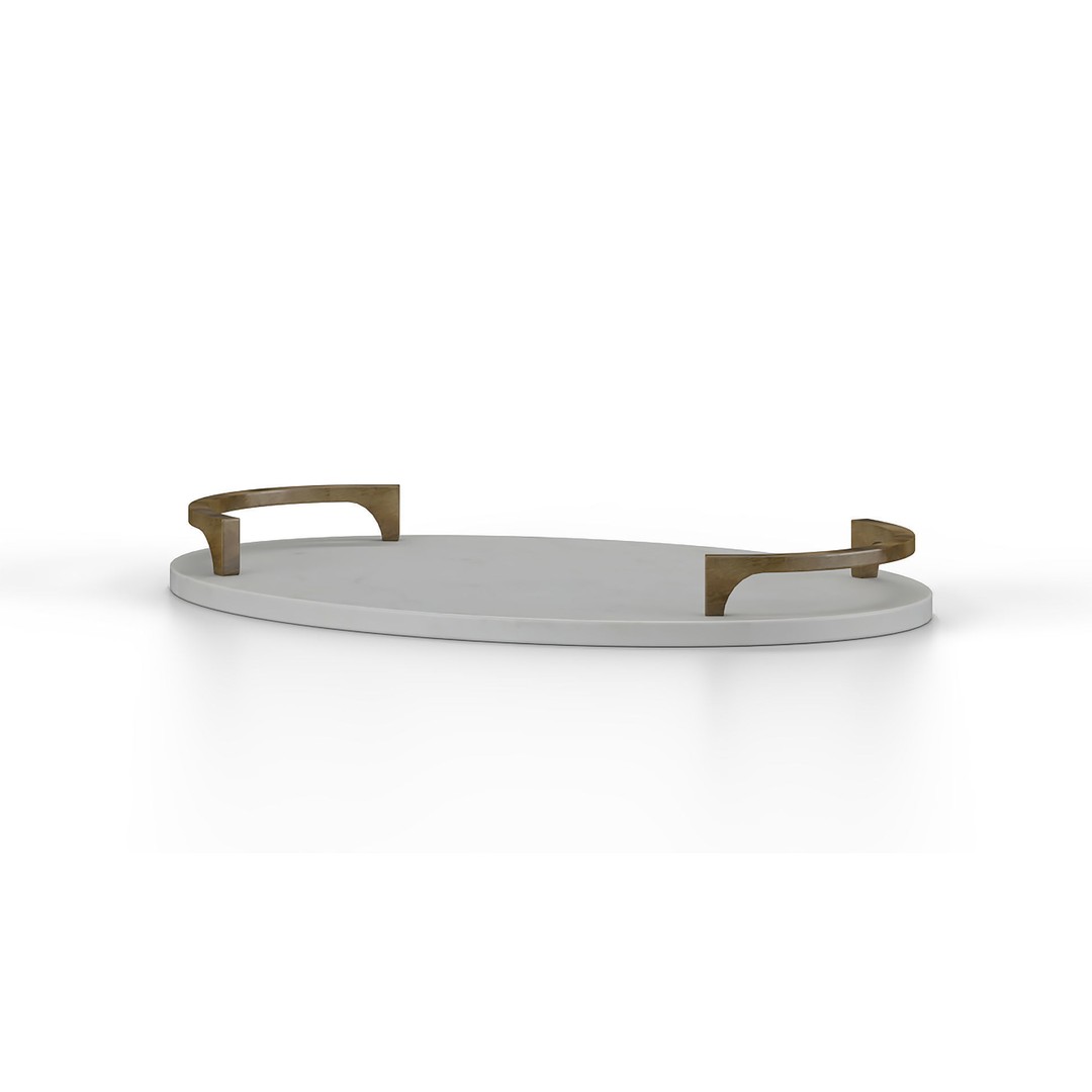 Collie Tray 3D Model – PBR Textured Kitchenware Asset, FBX - View 14